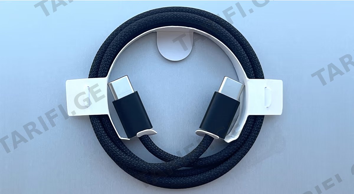 USB-C to USB-C Genuine Original Apple Woven Cable 1M - Black