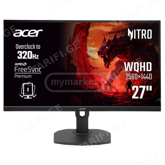 მონიტორი - Acer Nitro XF273UF3BMIIPRX - 27" 2K IPS 320Hz