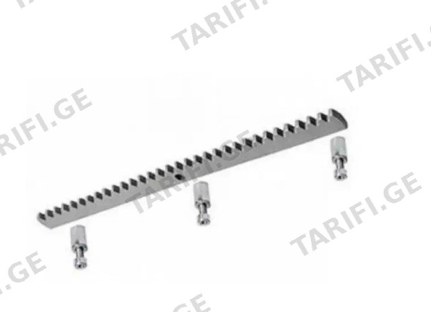 RACK STEEL 30X8 1M W/ WELD-ON FITTINGS 490123