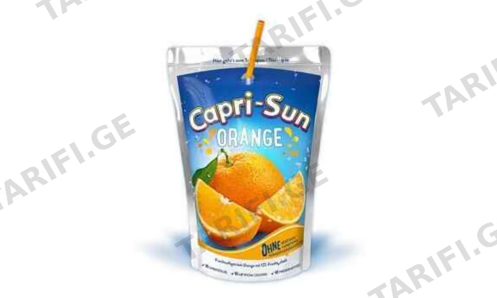 წვენი /CAPRI SUN ფორთოხალი /0.2ლ