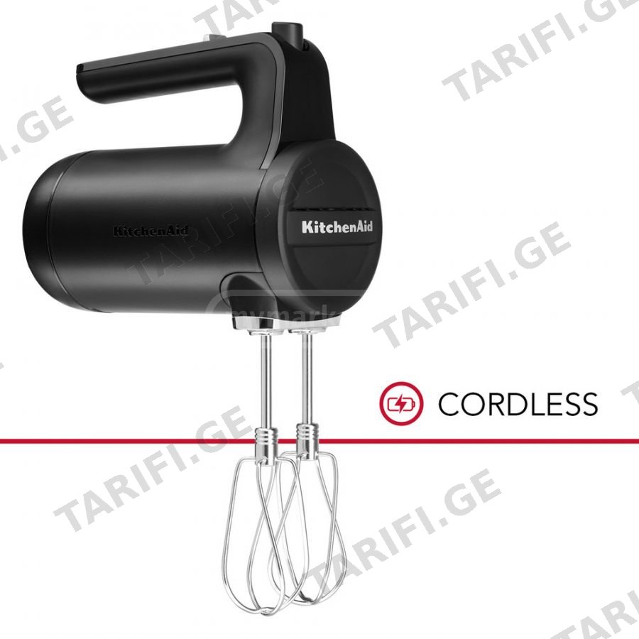 KitchenAid 5KHMB732EBM CORDLESS HAND MIXER