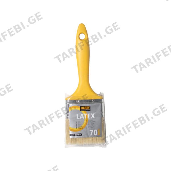 ბრტყელი ფუნჯი სახელურით 70 მმ HARDY 0200-374870