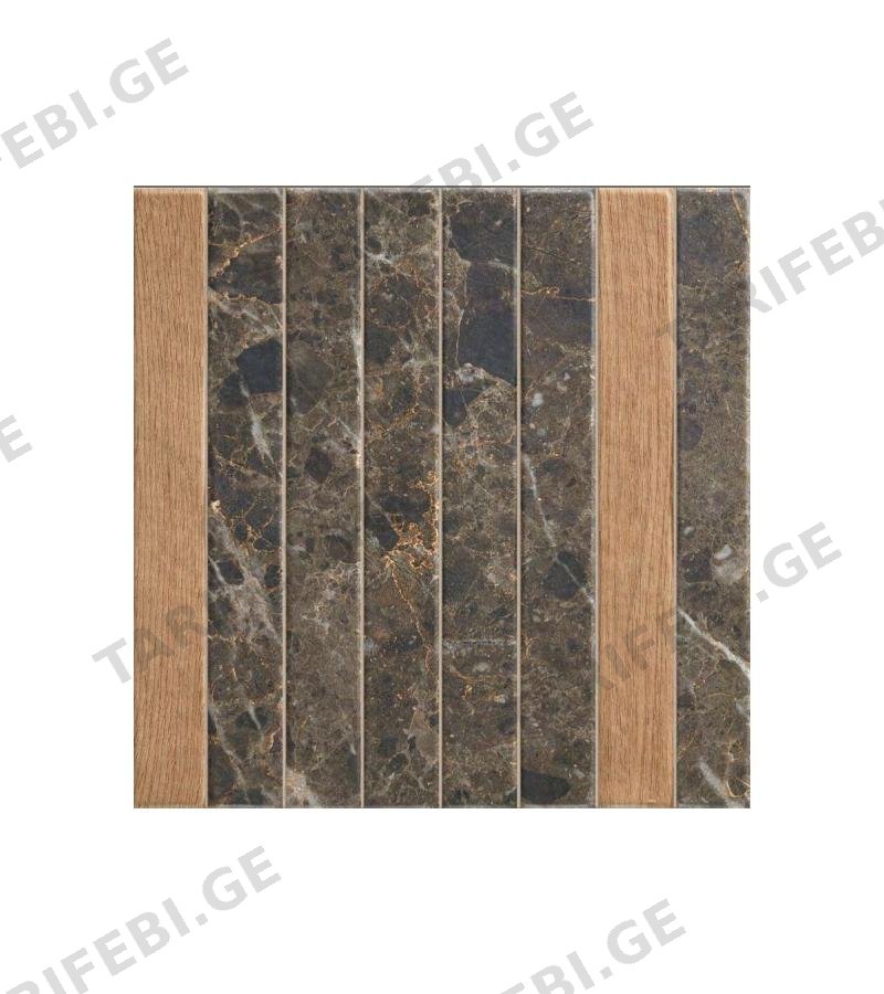კერამ. ფილა BRICK CAPRI BLACK MIX 35X35 LA PLATERA S.A.