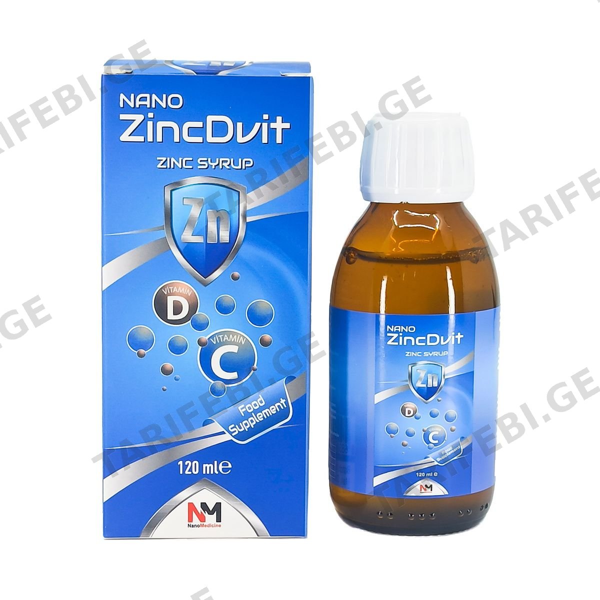Nano ZincDvit - ნანო ცინკდევიტი სიროფი120 მლ