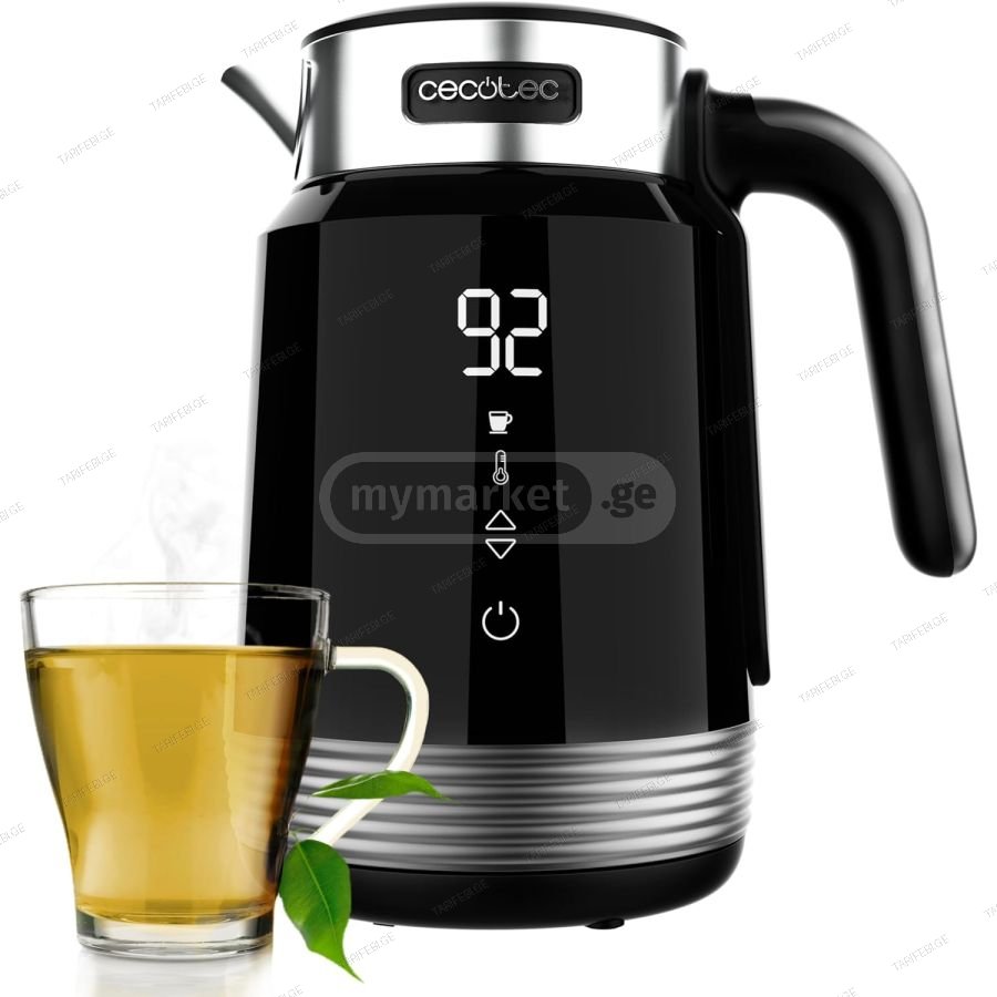 ელექტრო ჩაიდანი Hervidor de agua ThermoSense 600 Touch Black