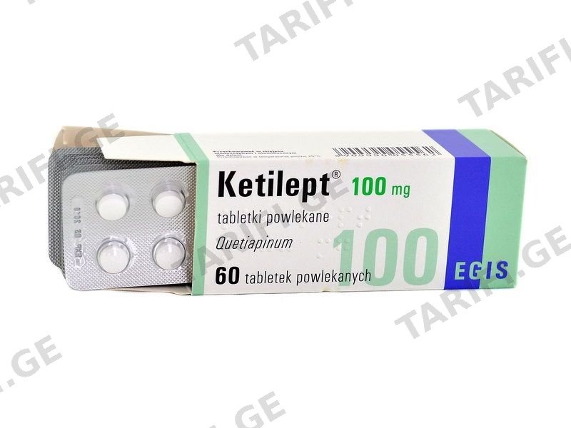 KETILEPT - კეტილეპტი 100მგ 60 ტაბლეტი