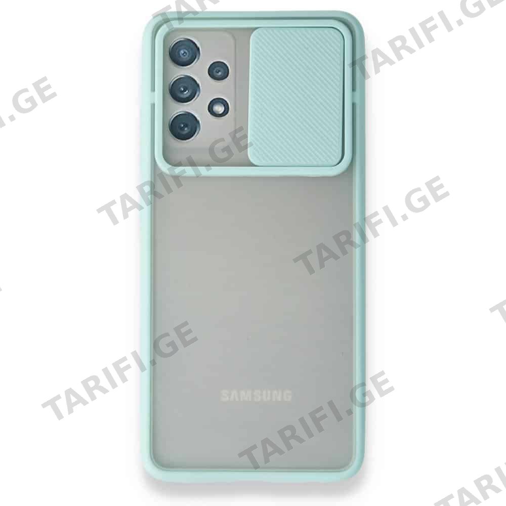 Samsung Galaxy A52 Palm Camera Sliding Silicone Case კამერის დაცვით ქეისი