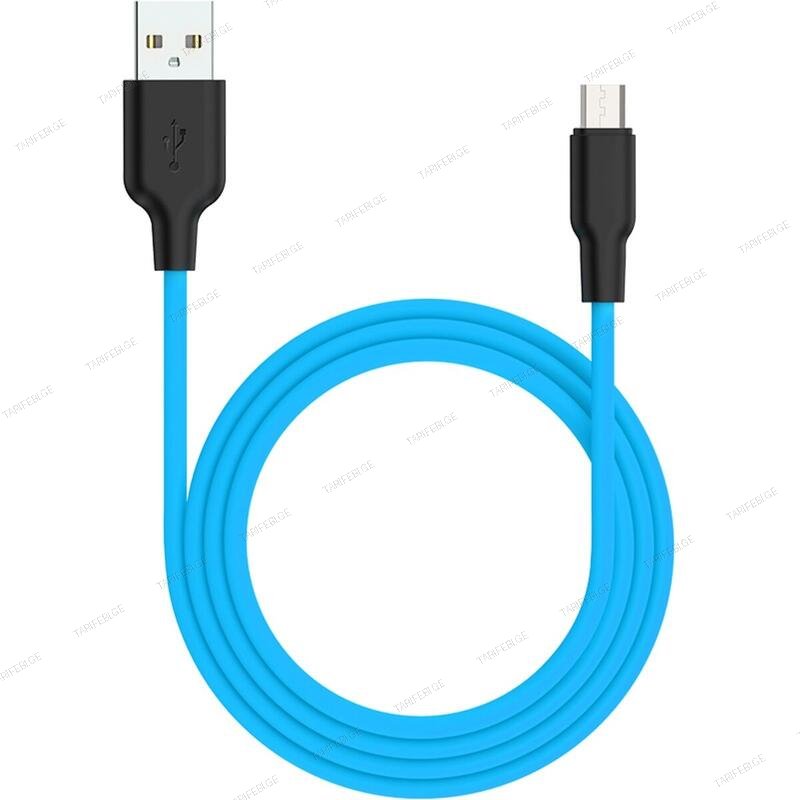 HOCO x21 plus silicone charging micro blue