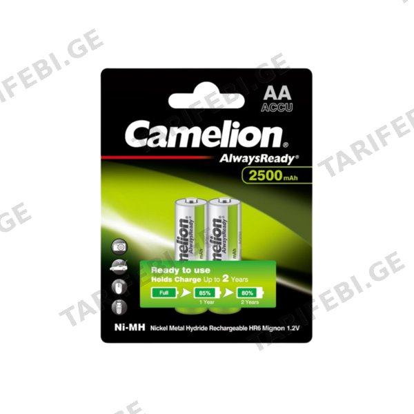 ელემენტი AlwaysReady Max AA 2500mAh Camelion 3038