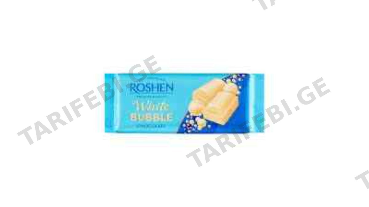 Roshen- თეთრი შოკ. ფილა ჰაეროვანი 80გრ