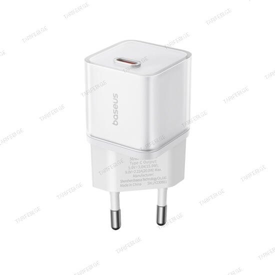 Baseus GaN5S Fast Charger 1C 20W EU P10162503213-00 White
