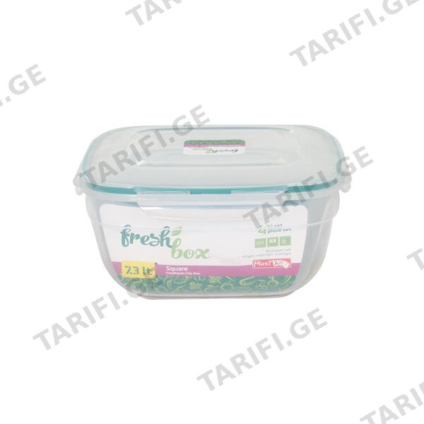 პლასტმასის კონტეინერი ჰერმეტული FRESH BOX (4ც) ლც-305