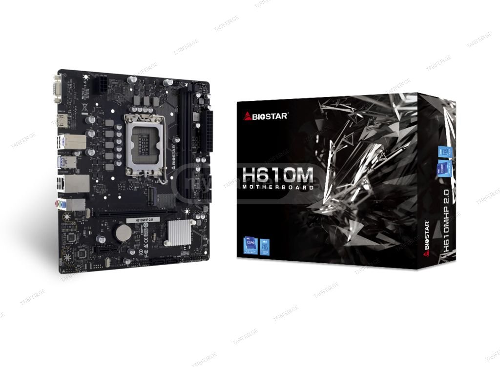 დედაბარათი Biostar H610MHP 2.0 Socket  1700 H610 H610M H 610