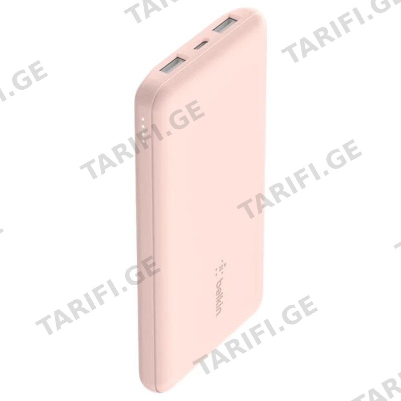 პორტატული დამტენი BELKIN POWER BANK BPB011BTRG 10000MAH 15W ROSE GOLD