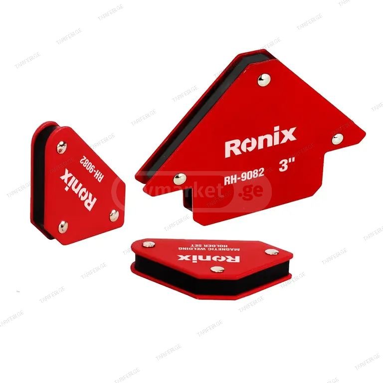 მაგნიტური შედუღების დამჭერების ნაკრები Ronix RH-9082