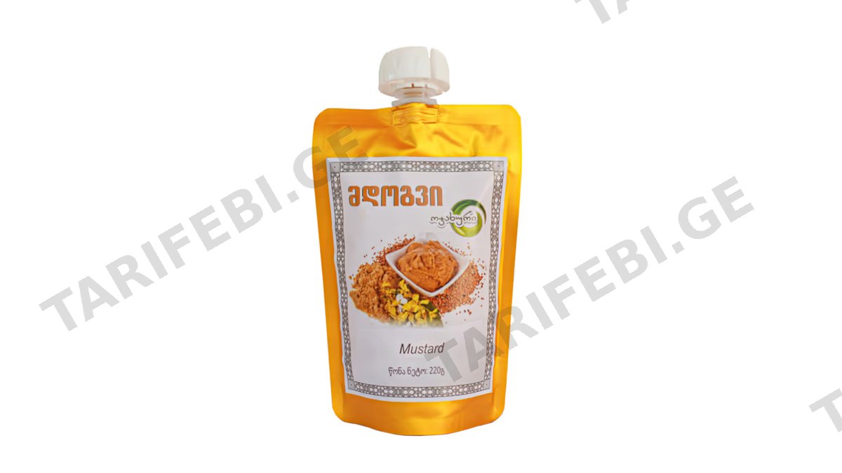 ოჯახური მდოგვის სოუსი 220გ