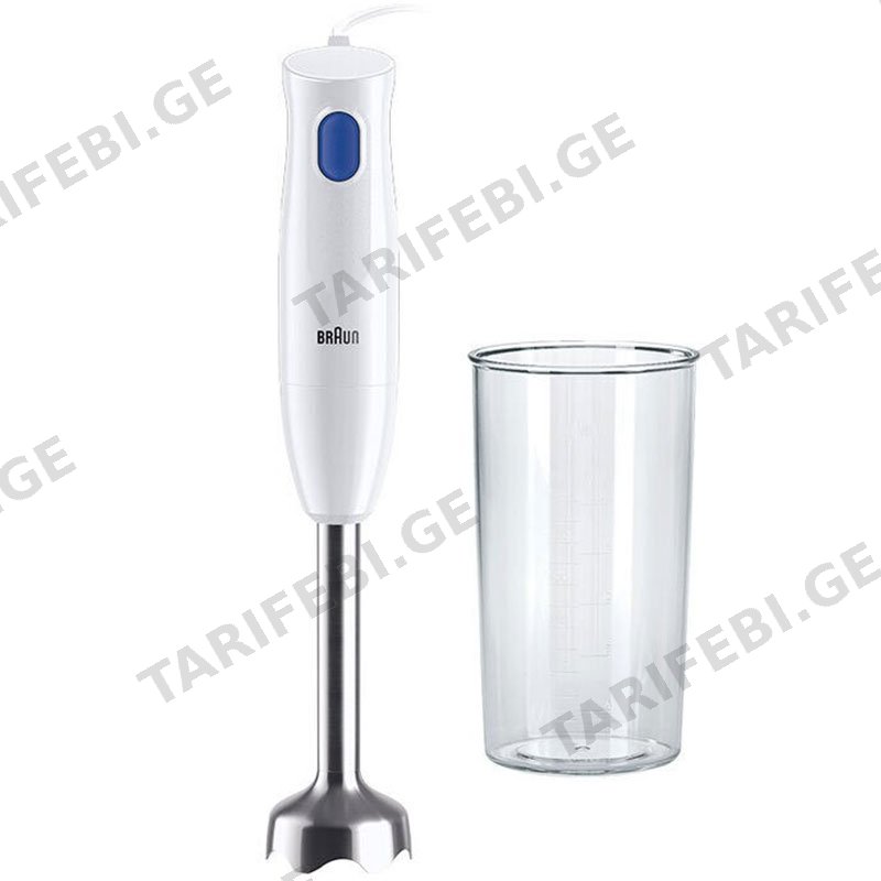 ხელის ბლენდერი Braun MQ10.001MWH (450 W, 350 ML)