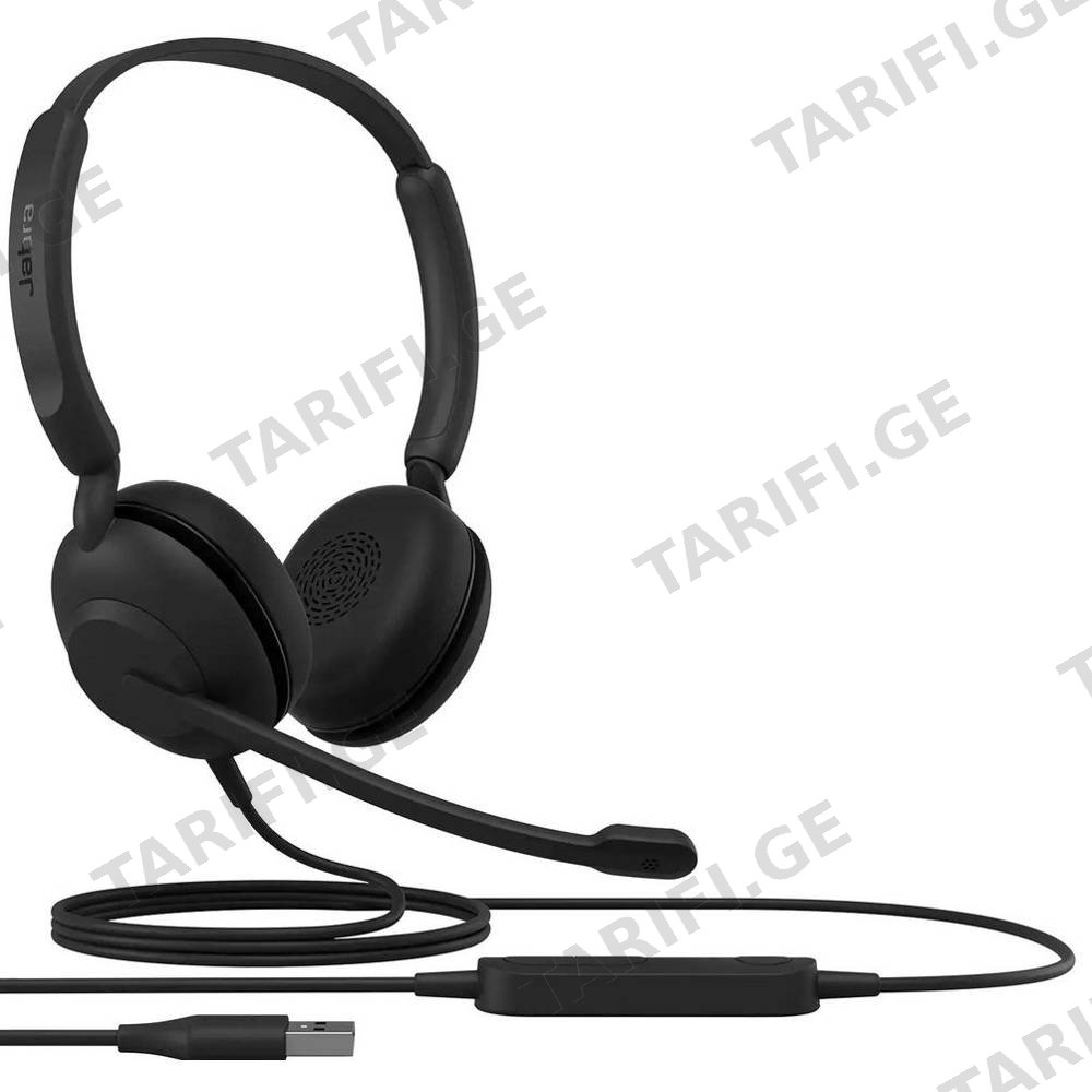 ყურსასმენი Jabra 2699-820-109 Evolve 10 Stereo, Headset, Wired, USB-A, Black