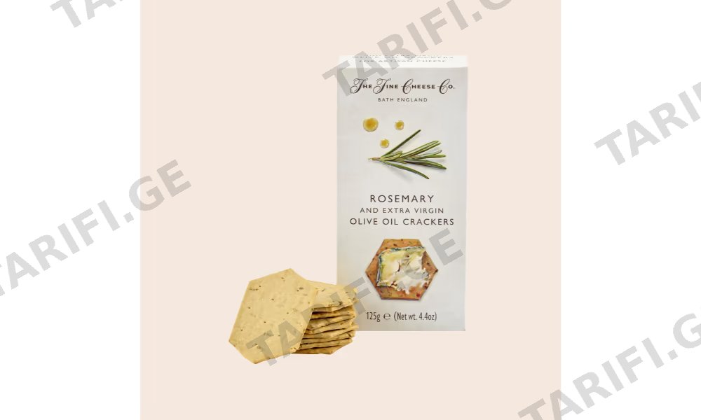 Fine&Cheese-კრეკერი ზეითუნის ზეთით და როზმარინით 125გრ