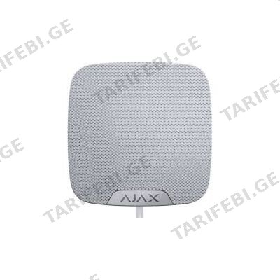ჰიბრიდული შიდა გამოყენების სირენა Ajax HomeSiren Fibra white