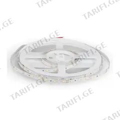 ლენტი LED V-TAC 60 4.2W 3000K IP20 თეთრი 212016 5 მ