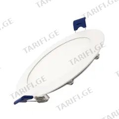 პანელი ACK LED 12W 4000K IP20 მრგვალი თეთრი