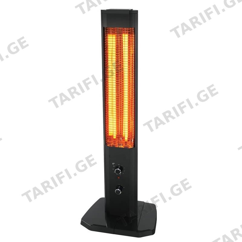ელექტრო გამათბობელი ROYALTY LINE CR901B (2500 W, 20-25მ²) შავი