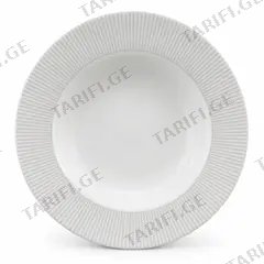ღრმა თეფში Deco Grey 22x2 სმ