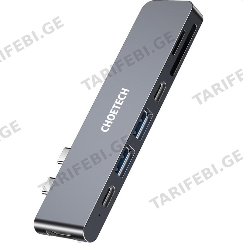 USB ჰაბი CHOETECH HUB-M14 7-IN-1 USB-C TO HDMI MULTIPORT