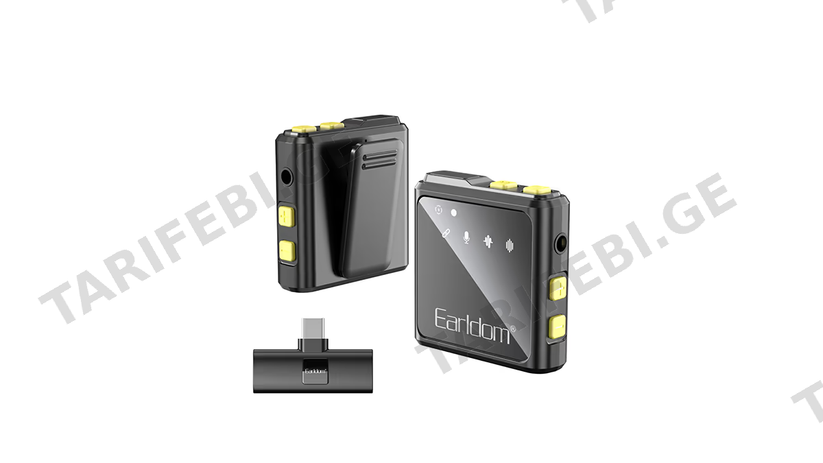 Earldom MC10C Type-C Wireless მიკროფონი (3673)