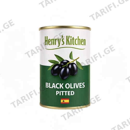 ზეთისხილი შავი უკურკო /Henrys Kitchen/ 314 გ