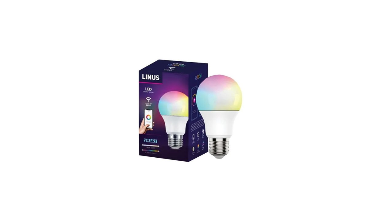 LINUS LIN73 ნათურა SMART RGBW 9W/4861298001928