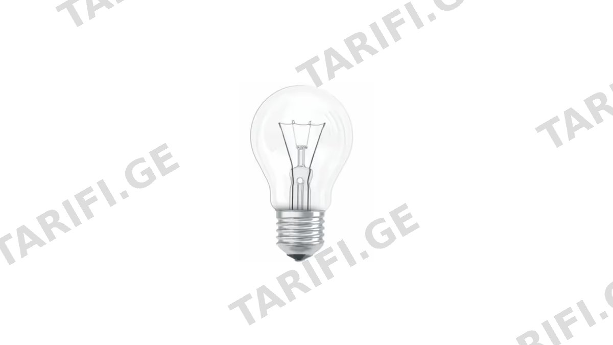 სტანდარტული ნათურა E27 60W-1ც