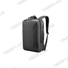 KINGSONS Waterproof Laptop Backpack With USB Charger 15.6" Black ნოუთბუქის ჩანთა