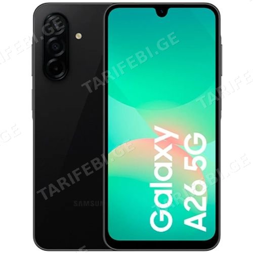 სმარტფონები Samsung A26 Black 5G 6GB/128GB SM-A266BZKDCAU