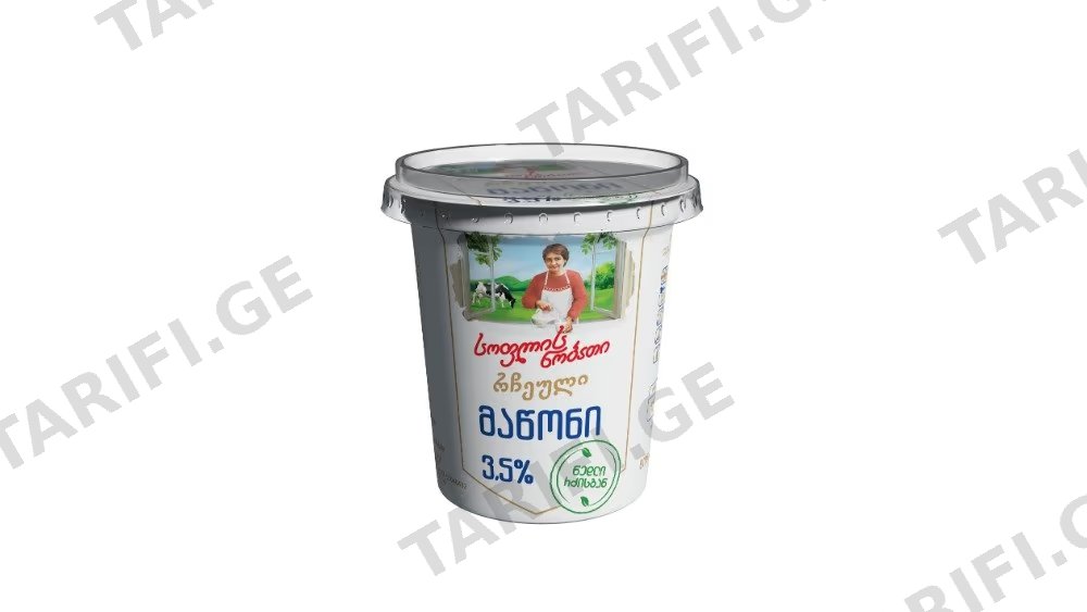 სოფლლის ნობათი რჩეული მაწონი 3,5% 350გ