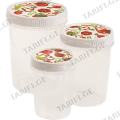 კონტეინერი Style Box 240 500+1000+1500 მლ