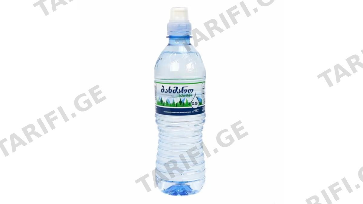 ბახმარო წყალი სპორტი პეტი 0.5 ლ