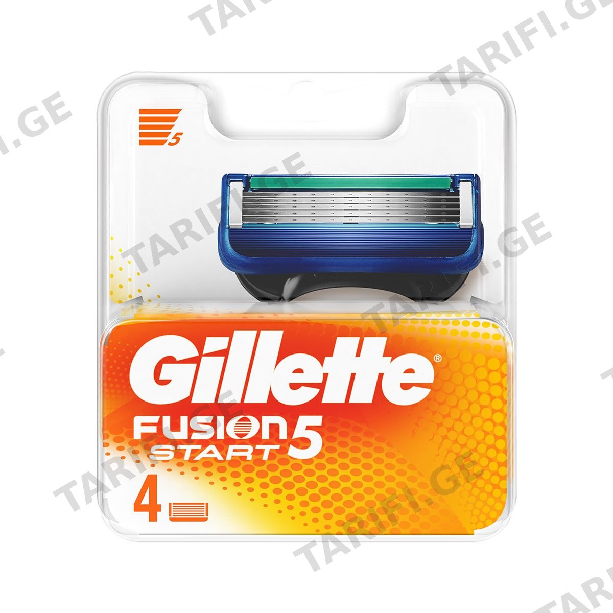 ფუჟენი 5 სტარტ 4 ცალი 8252 ჯილეტი - Gillette