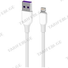 2E 2E-CCAL-WH USB-A LIGHTNING GLOW 1M WHITE დამტენი კაბელი