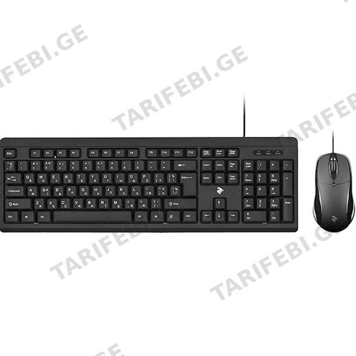 კლავიატურა მაუსით 2E COMBO MK401 USB BLACK