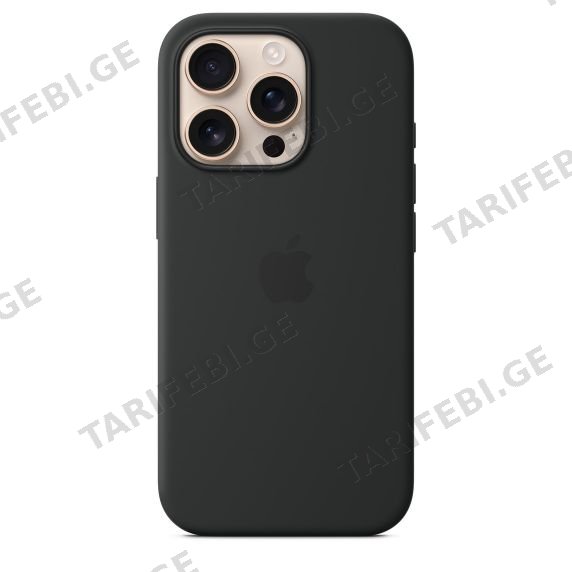 ქეისი iPhone 16 Pro Silicone Case - Black MYYJ3ZM/A