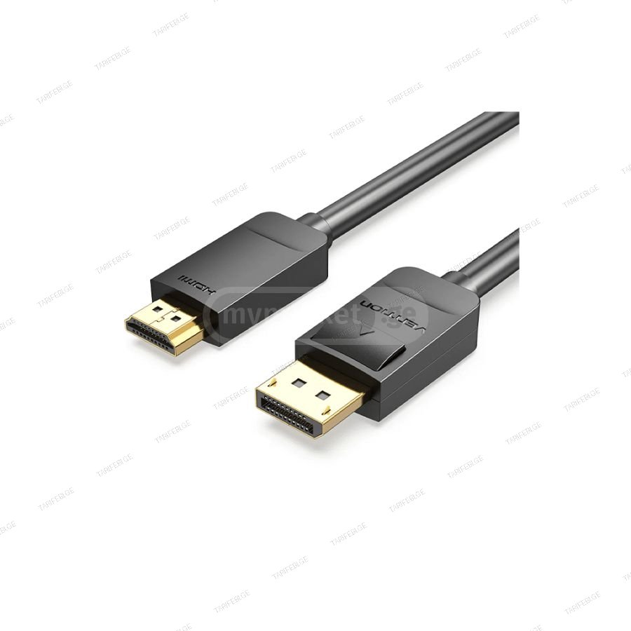 Vention, HADBH DP - HDMI Cable, 2 m, Black