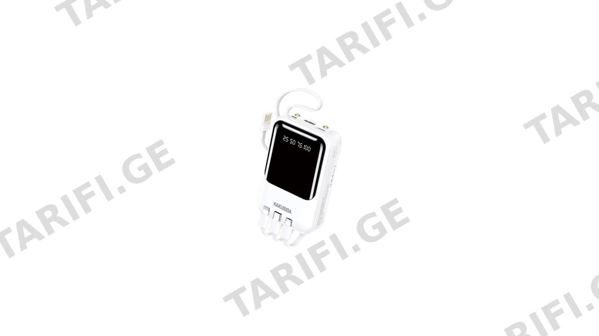 HOTRIPLE P2 პორტატული დამტენი10000MAH