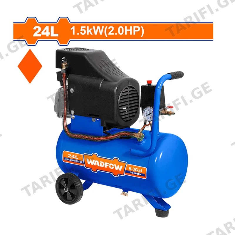 ჰაერის კომპრესორი 24 ლ WADFOW WAP3A24