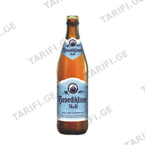 ლუდი ბენედიქტინერი ჰელი 0.500 ლ შუშა