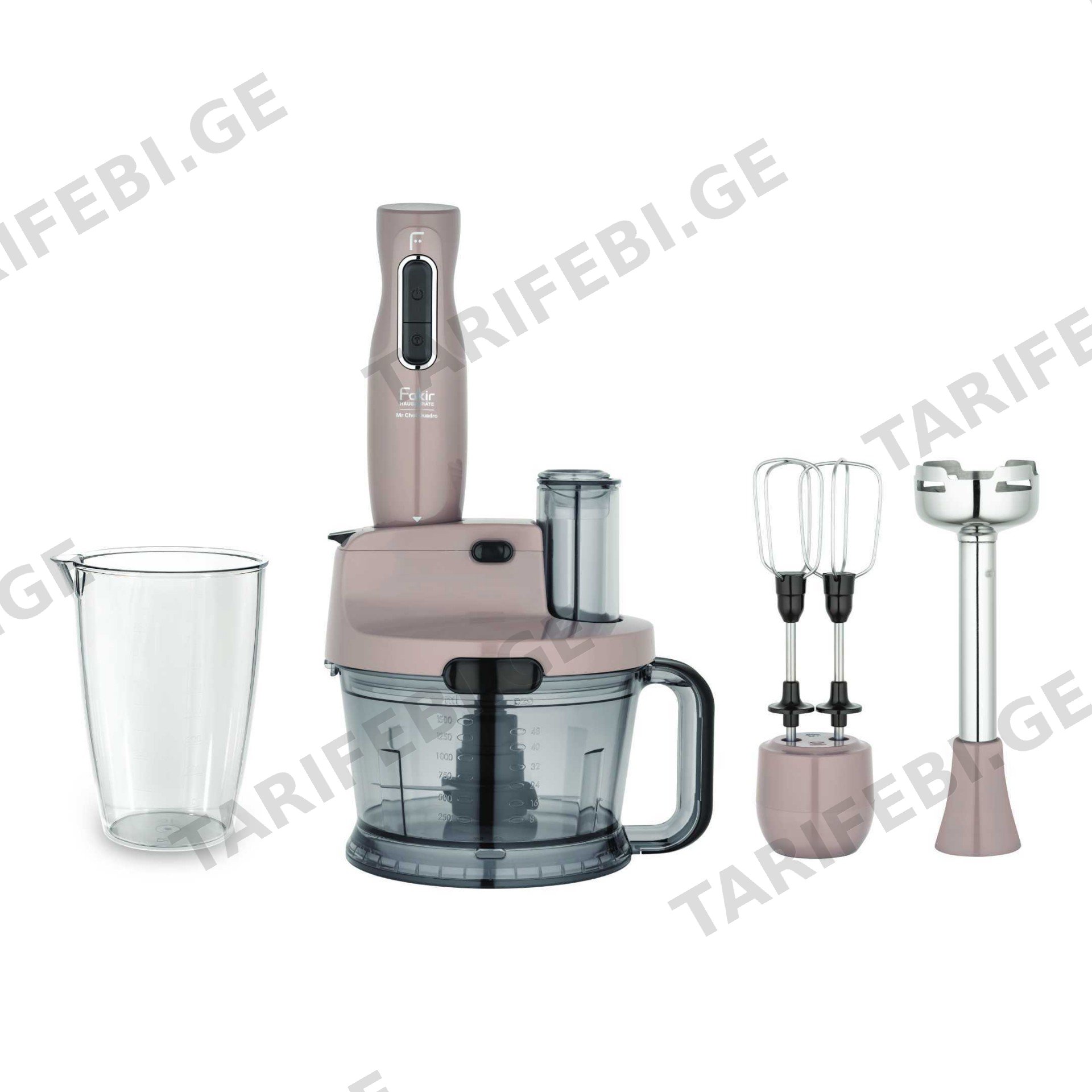 ბლენდერის ნაკრები Fakir MR CHEF QUADRO SAND BEIGE