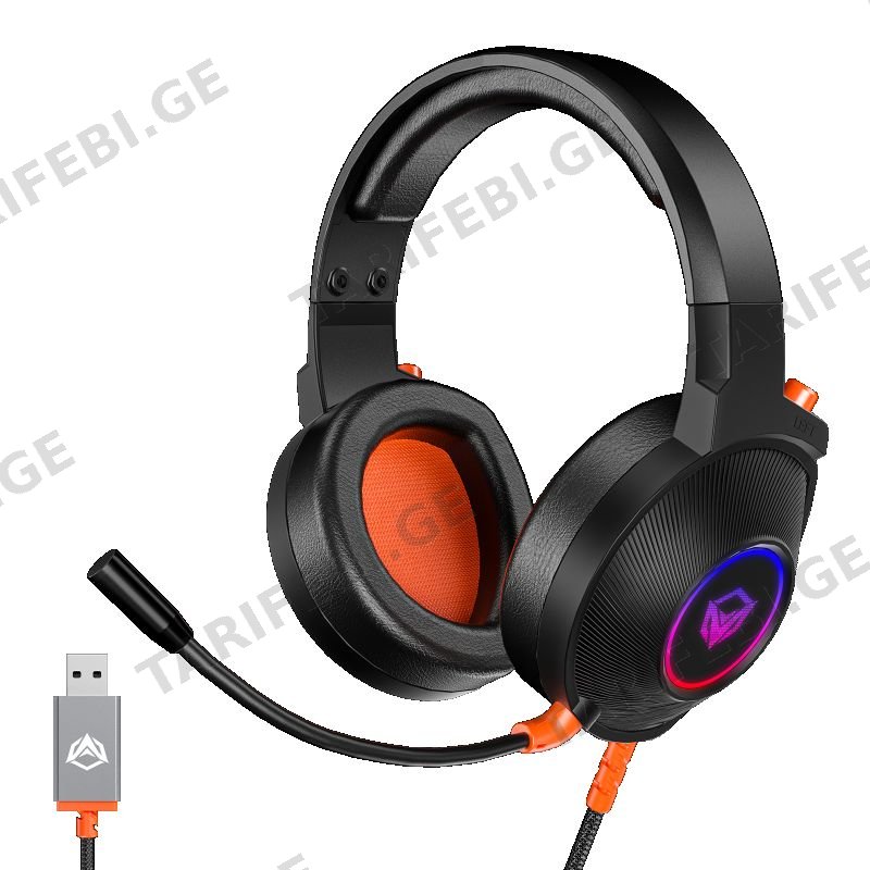ყურსასმენი MeeTion HP012 USB Wired Gaming Headset Black