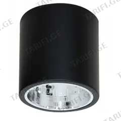 დაუნლაითი LUMINEX D17 E27 60W შავი 7241