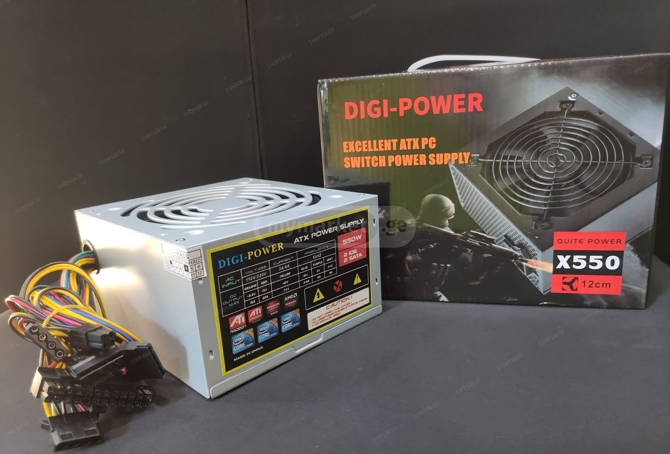 X550 Power Supply 300W კვების ბლოკი